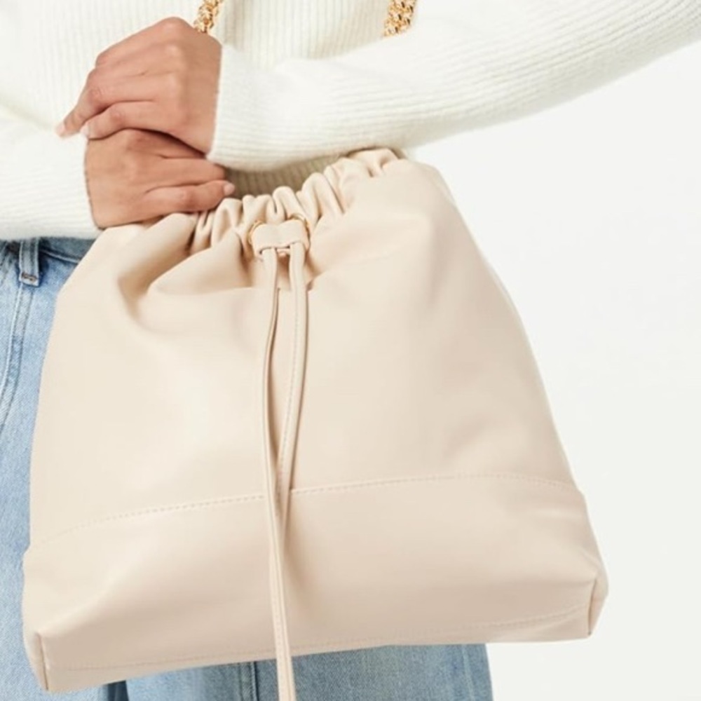 The Drop Women's Nyjah Chain Strap Tote, Ivory, NWT - Picture 4 of 16